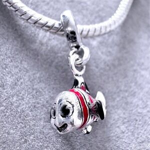 Nemo Fish Charm Silver Dangle Charm fits PANDORA